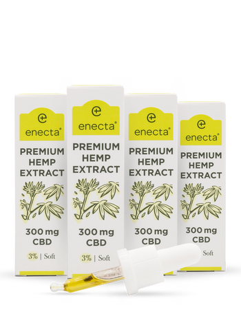 4 pack | Olio di CBD Premium 3% | 10 ml