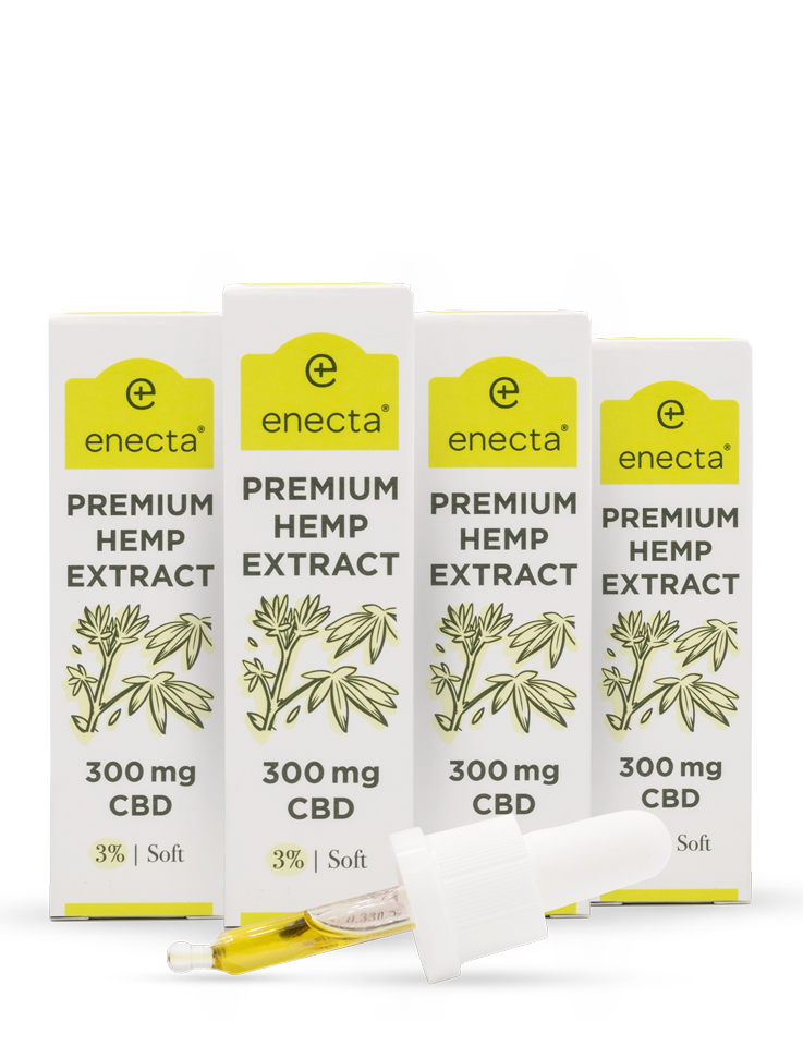 4 pack | Olio di CBD Premium 3% | 10 ml