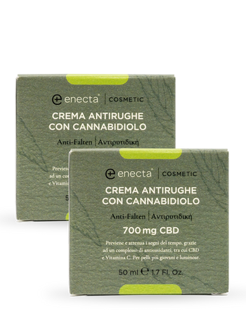 2 pack | Crema antirughe con CBD | 50ml