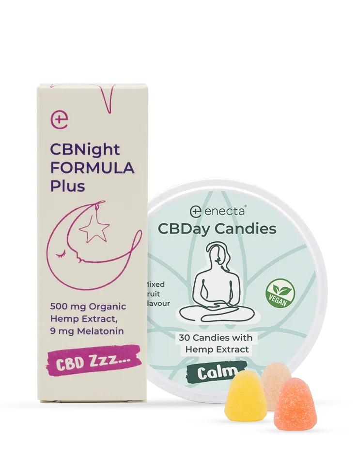 CBNight Plus 30 ml + CBDay Candies 60 gr