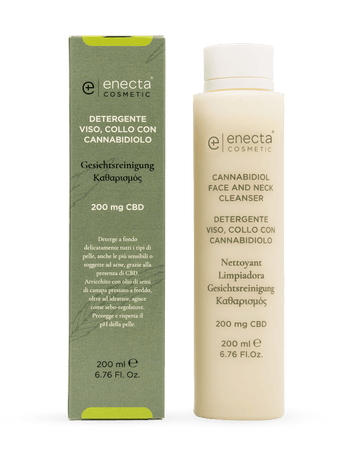 Detergente viso e collo con CBD