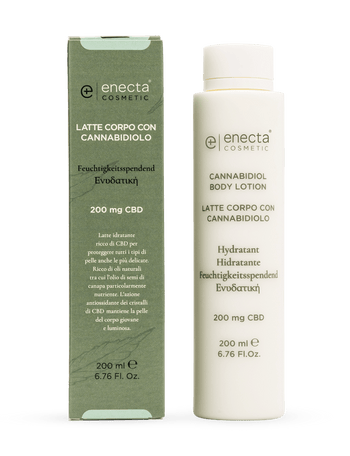 Latte corpo con CBD