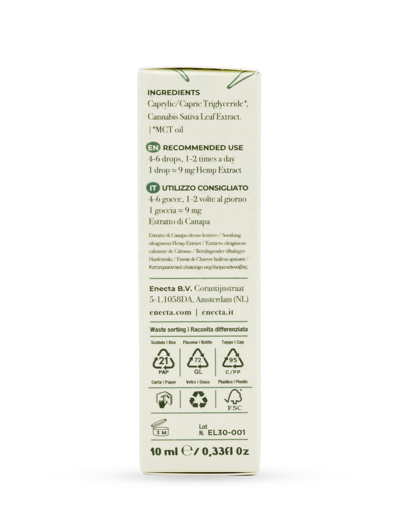 Olio di CBD 30% full spectrum - 10ml - Enecta.it