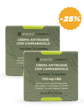 2 pack | Crema antirughe con CBD | 50ml