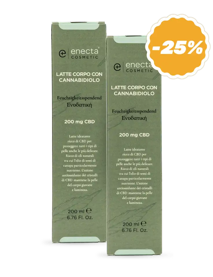 2 pack | Latte corpo con CBD | 200ml