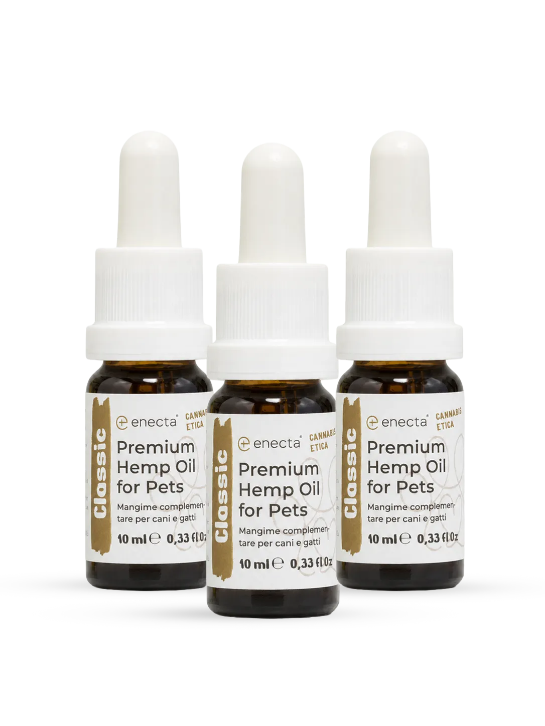 3 pack Olio CBD per animali 10 ml
