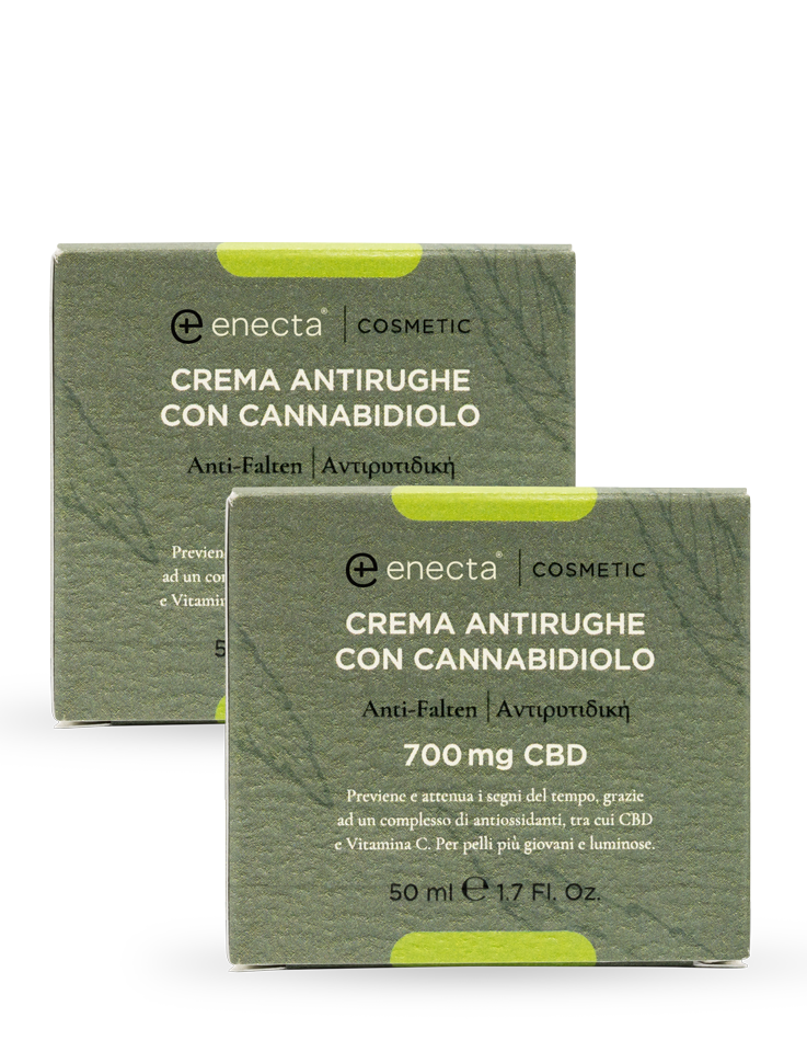 2 pack | Crema antirughe con CBD | 50ml