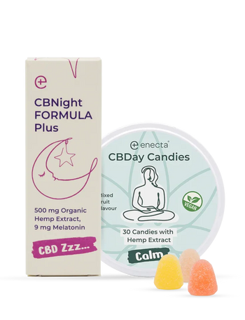 CBNight Plus 30 ml + CBDay Candies 60 gr