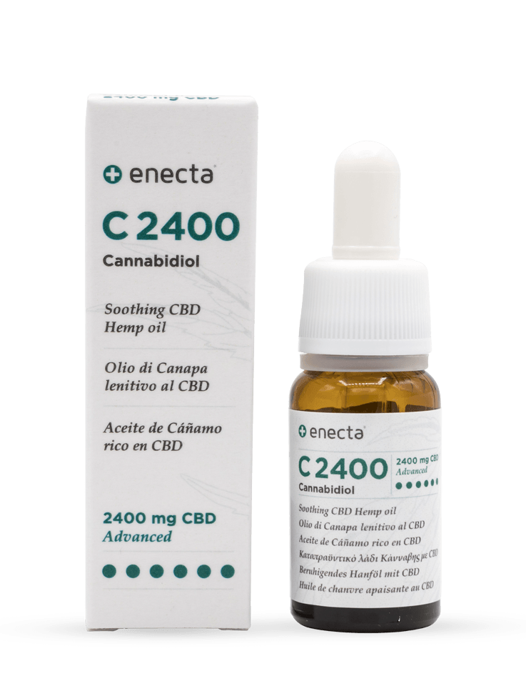 C2400 - Olio lenitivo al CBD 24% - 10ml - Enecta.it