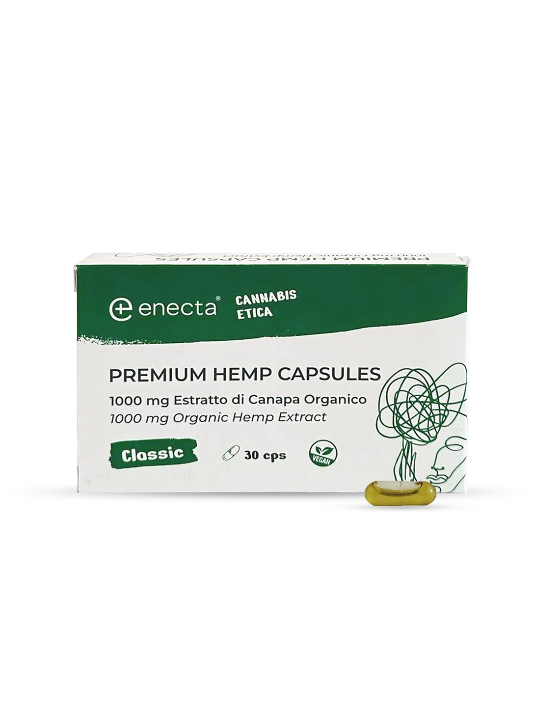 Capsule CBD Premium vegane 30 - confezione