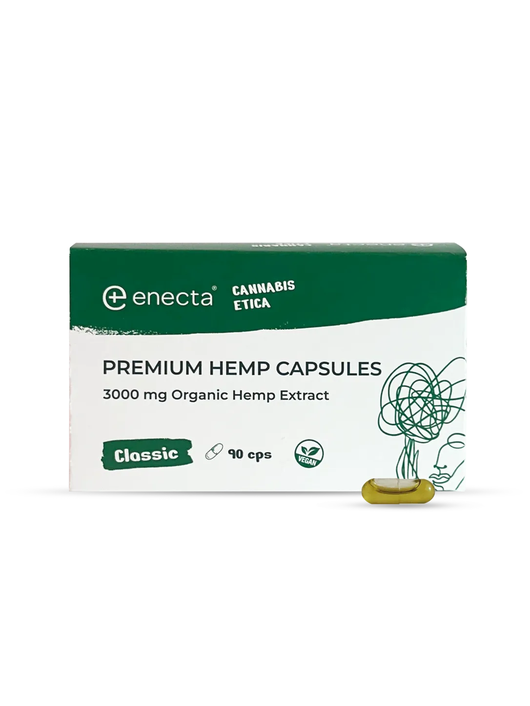 Capsule CBD Premium vegane 90 - confezione