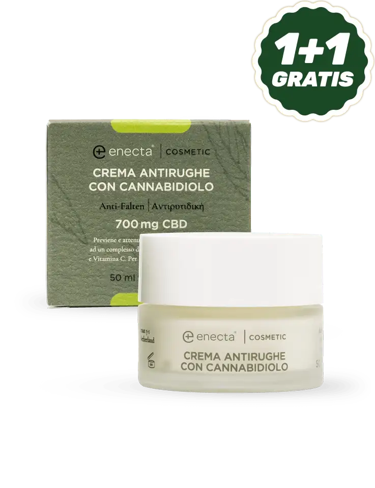 Crema antirughe con CBD