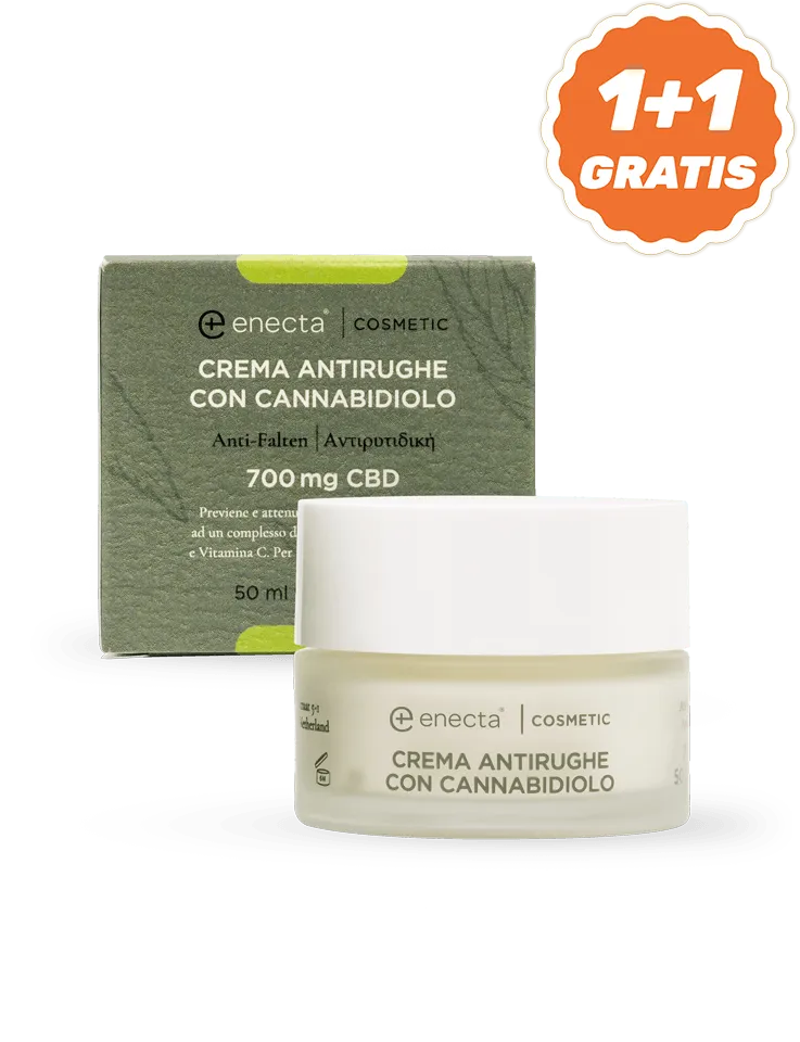 Crema antirughe con CBD