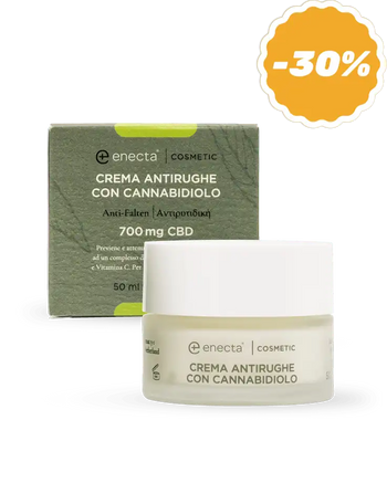 Crema antirughe con CBD