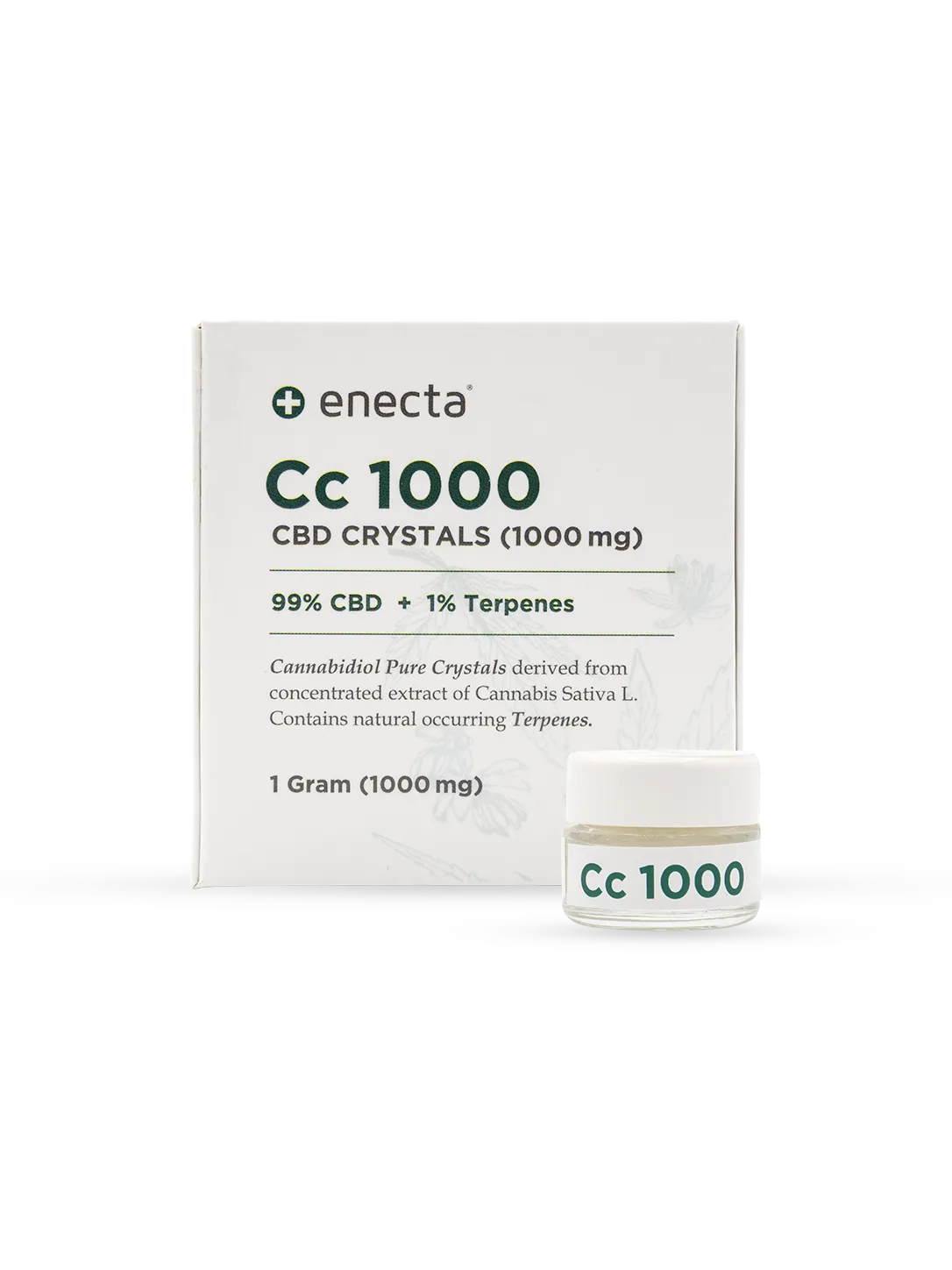 Cristalli di CBD 99% CC1000 - confezione