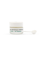 Cristalli di CBD 99% CC1000 - confezione e barattolo