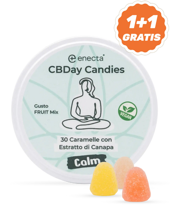 Caramelle CBDay con estratto di canapa