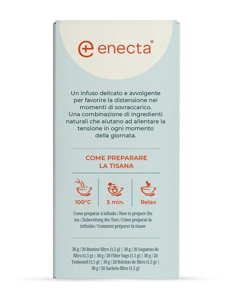 Tisana alla canapa con menta e scorza d’arancia