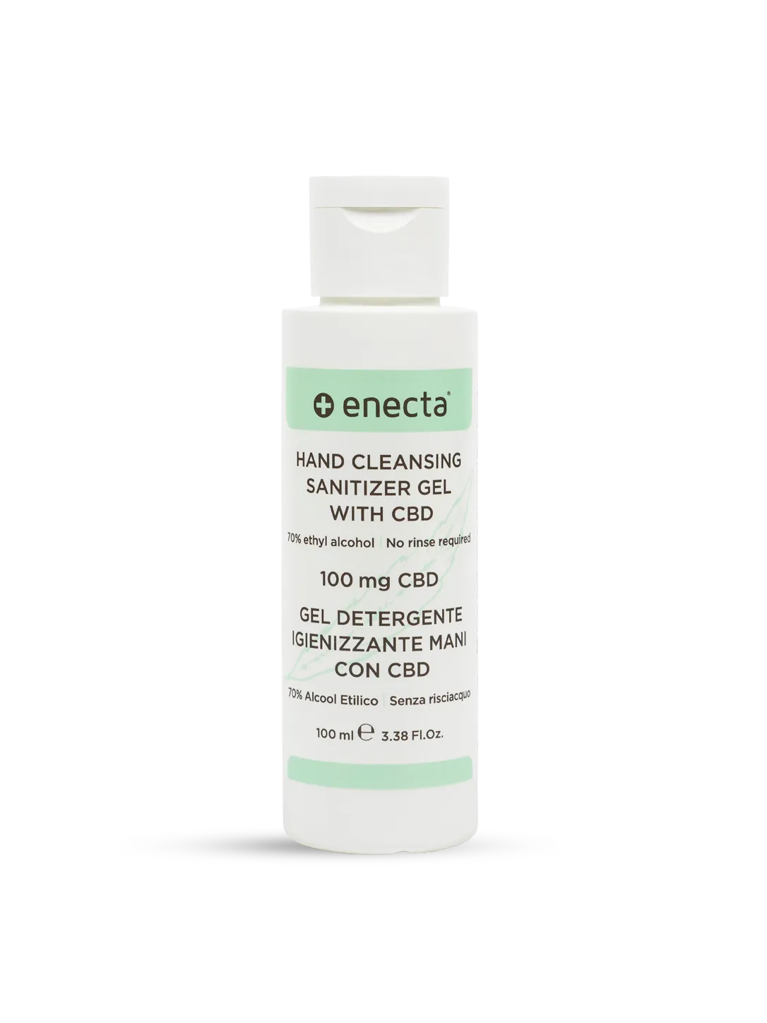 Gel igienizzante mani con CBD 100 ml - flacone
