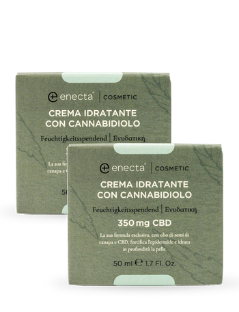 2 pack | Crema idratante con CBD | 50ml