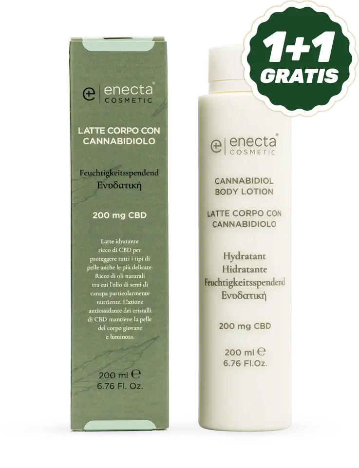 Latte corpo con CBD