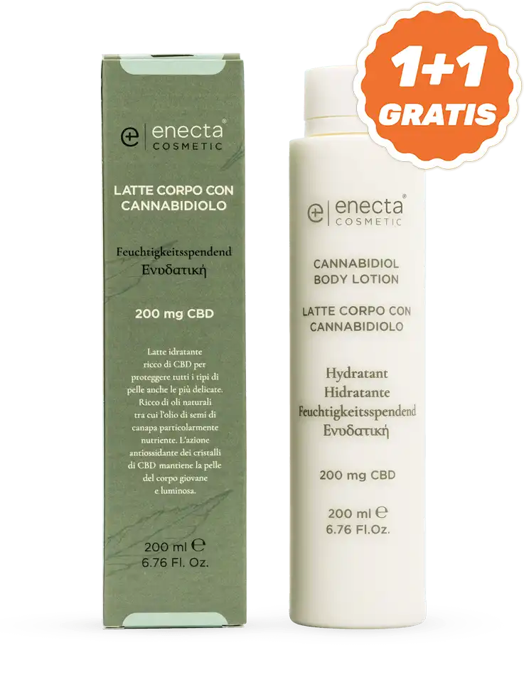 Latte corpo con CBD