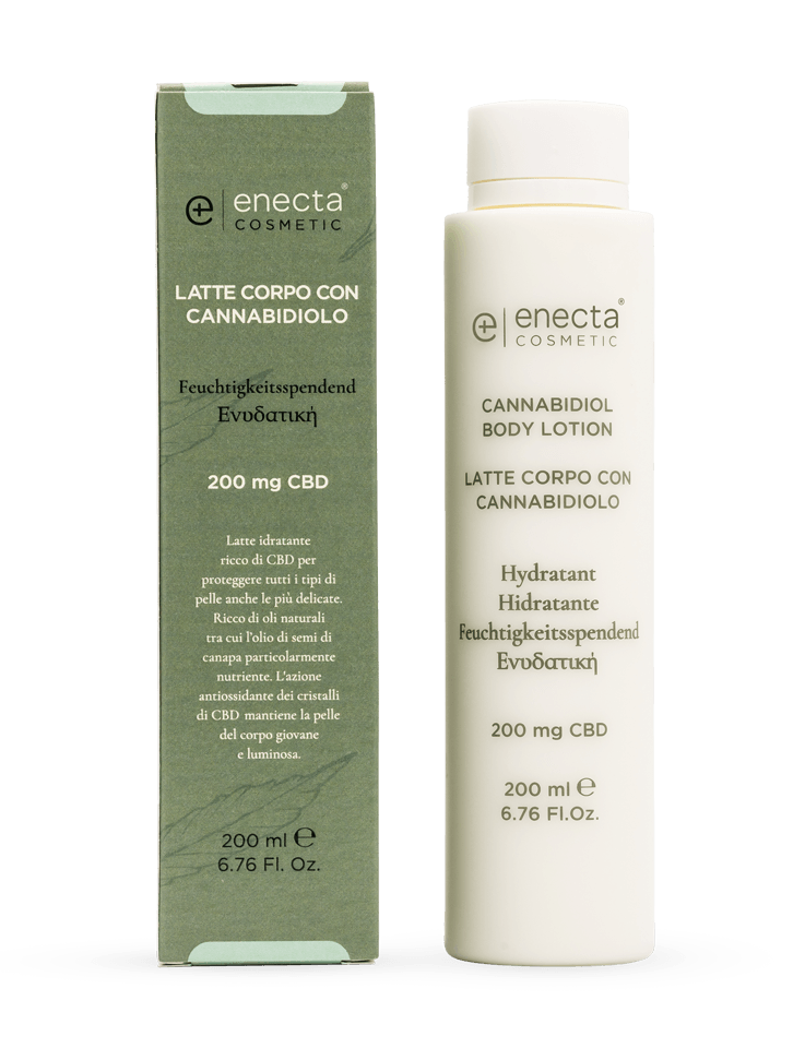 Latte corpo con CBD