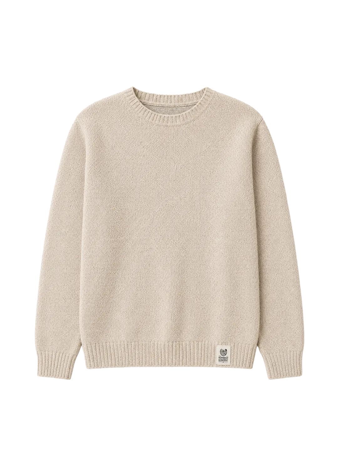 Maglione in canapa - logo grande