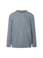 Maglione in canapa logo piccolo - colore grigio