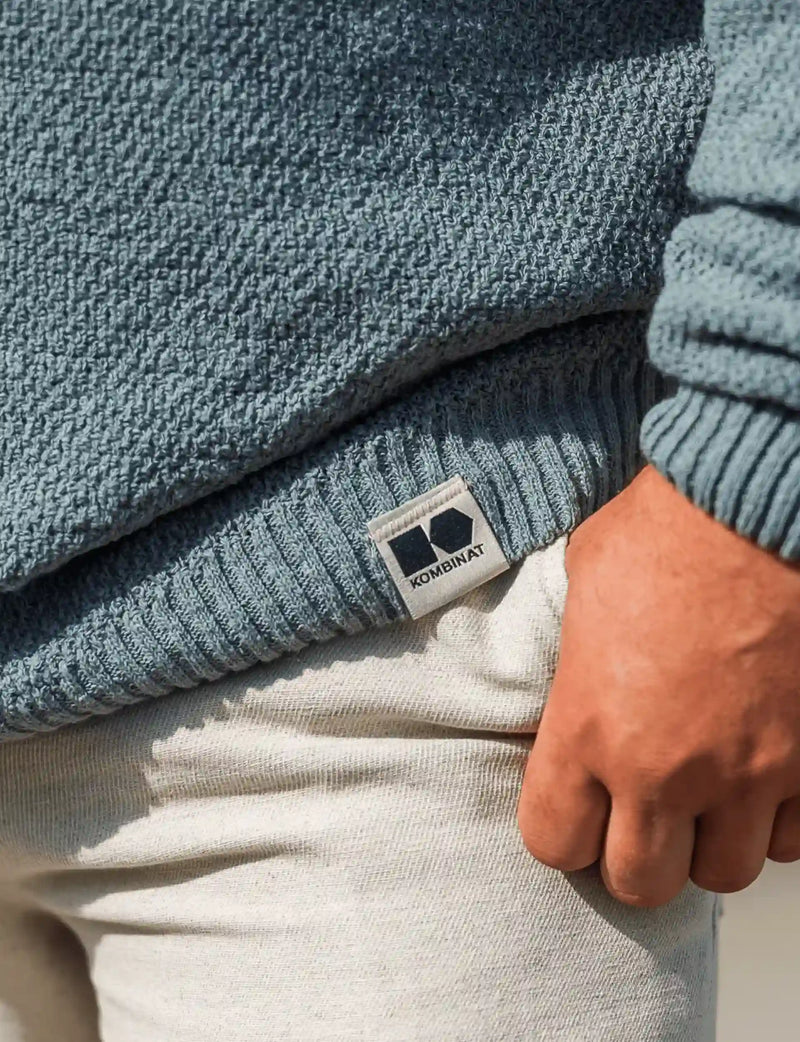 HEMP JUMPER - Maglione grigio in canapa