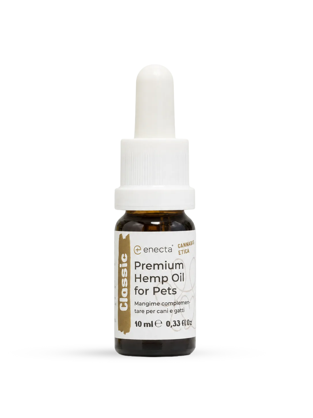 Olio CBD per animali 10 ml - flacone con contagocce