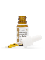 Olio CBD per animali 10 ml - flacone, vista laterale