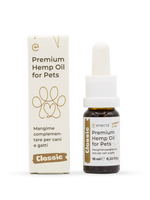 Olio CBD per animali 10 ml - confezione e flacone