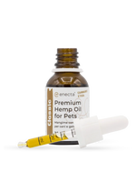 Olio CBD per animali 30 ml - flacone, vista laterale