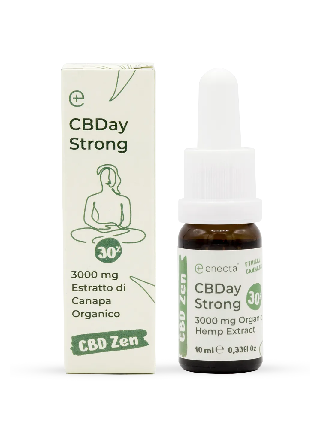 Olio CBDay 30% 10 ml - confezione e flacone