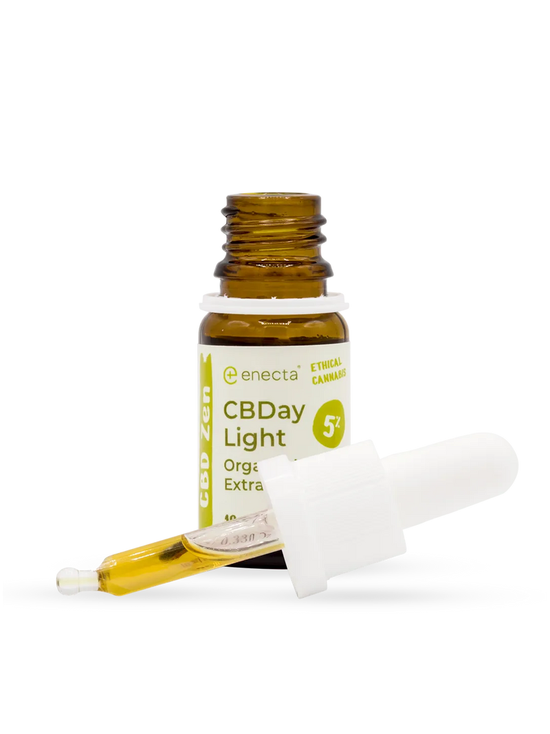 Olio CBDay 5% 10 ml - flacone, vista laterale