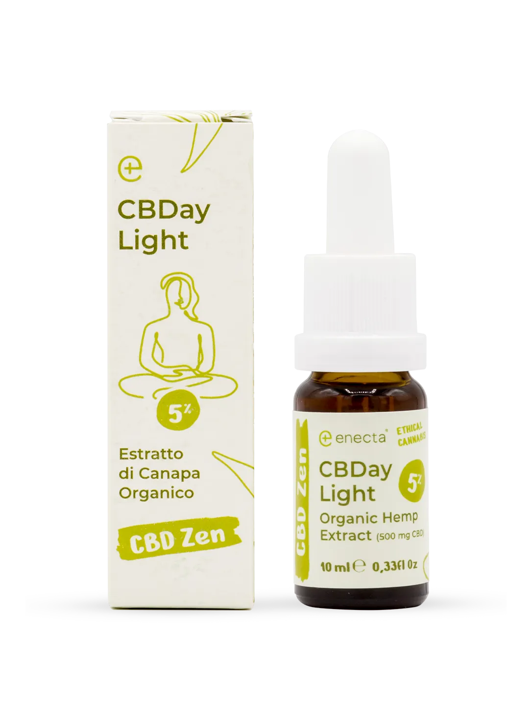 Olio CBDay 5% 10 ml - confezione e flacone