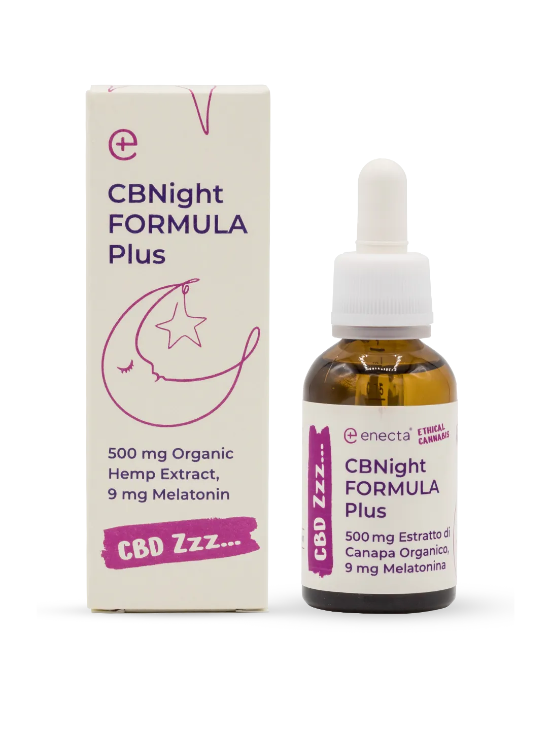 CBNight Plus 30 ml - confezione e flacone