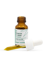 C1000 olio lenitivo CBD 10% 10 ml - flacone, vista laterale