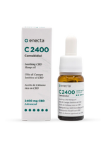 C2400 olio lenitivo CBD 24% 10 ml - confezione e flacone