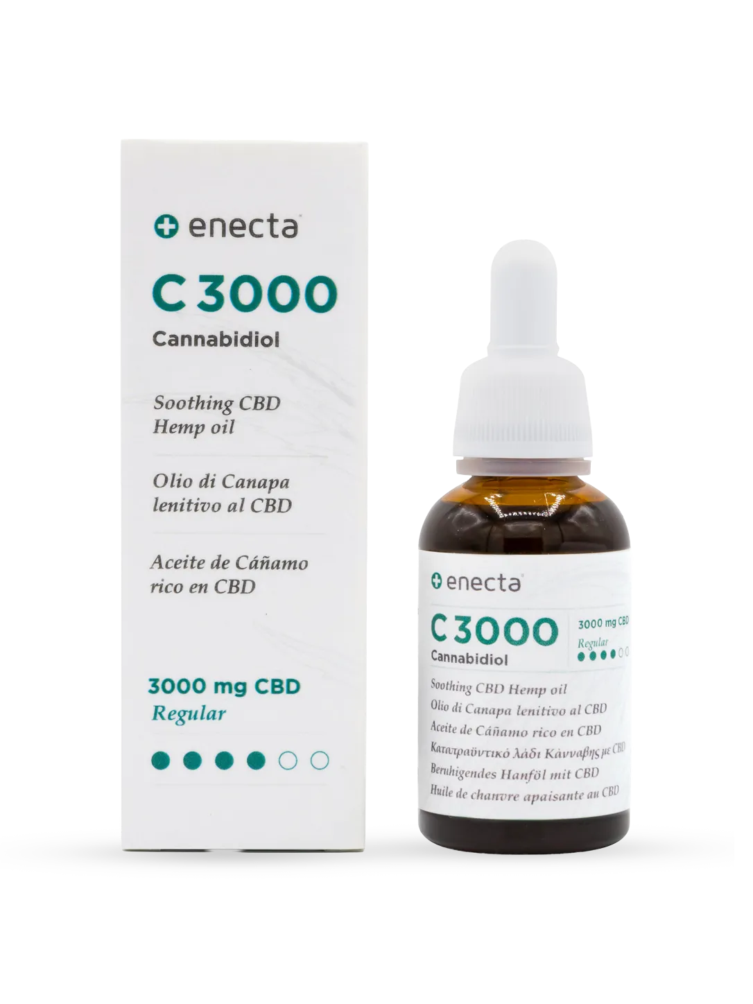C3000 olio lenitivo CBD 10% 30 ml - confezione e flacone