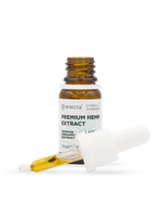 Olio CBD Premium 10% 10 ml - flacone, vista laterale