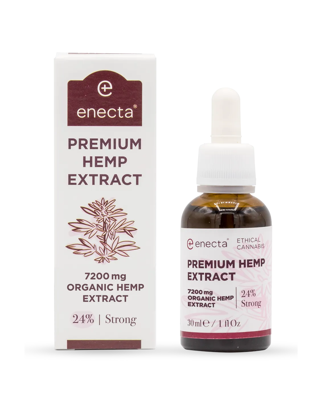 Olio CBD Premium 24% 30 ml - confezione e flacone