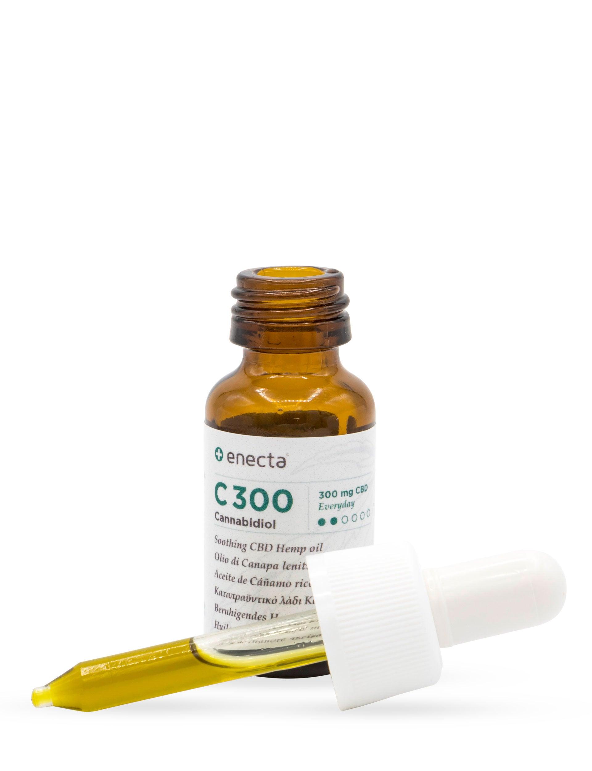 C300 - Olio lenitivo al CBD 3% - 10ml - Enecta.it
